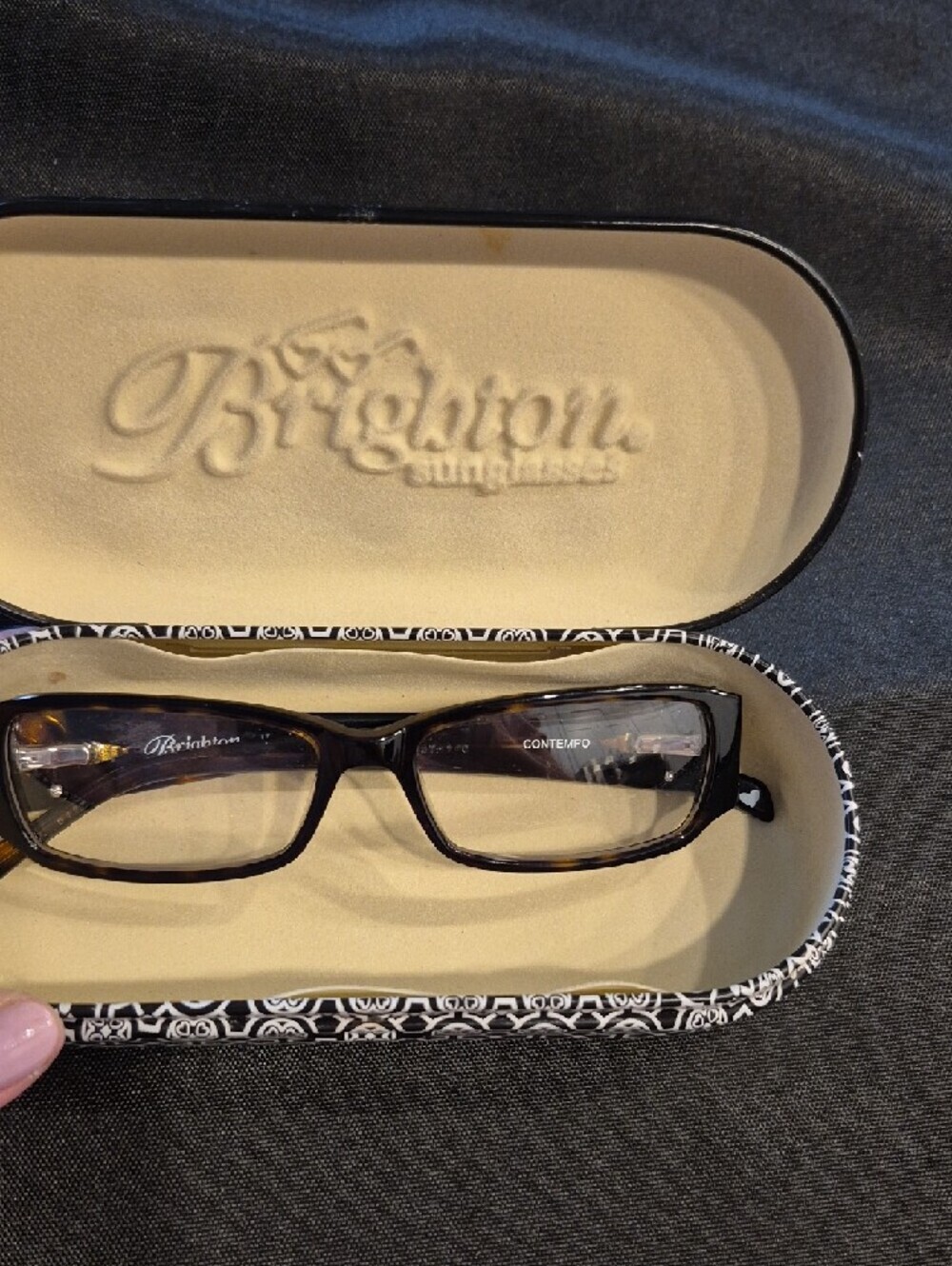 Brighton Tortoise Contempo Handmade Reading Glasses EyewearA20227-140 - Picture 7 of 9